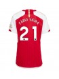 Billige Arsenal Fabio Vieira #21 Hjemmedrakt Dame 2023-24 Kortermet